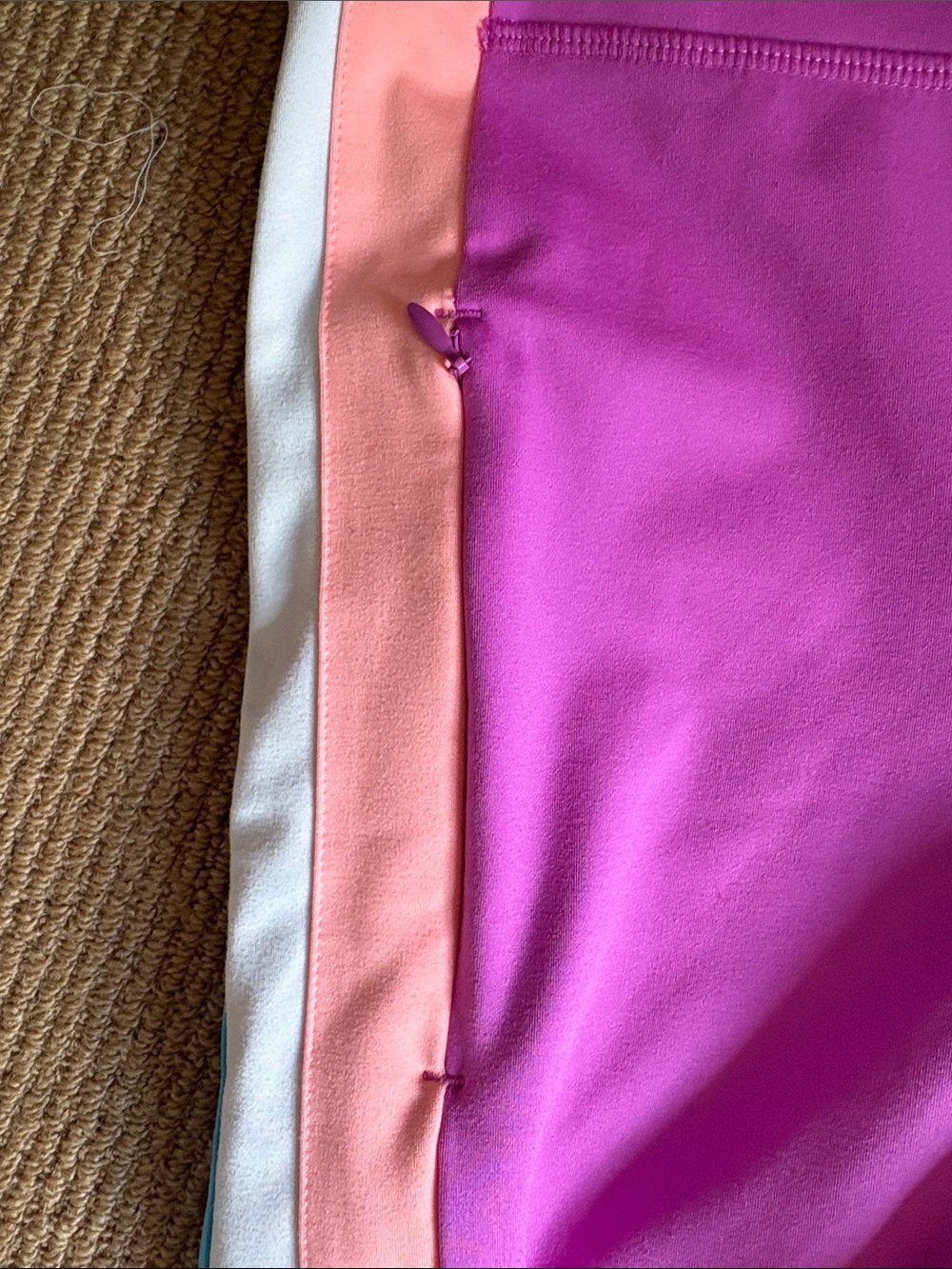 Yoga work out - Pink Colorblock Active Leggings - Picture 10 of 13